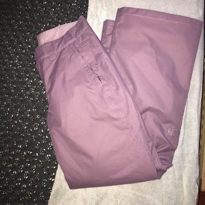 The North Face purple snowboarding pants